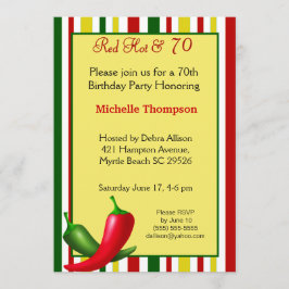 70番目の誕生日招待状 招待状