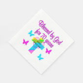 70番目の誕生日祈りの言葉 スタンダードランチョンナプキン (角)