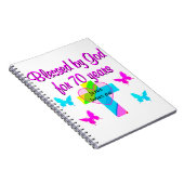 70番目の誕生日祈りの言葉 ノートブック (右側)