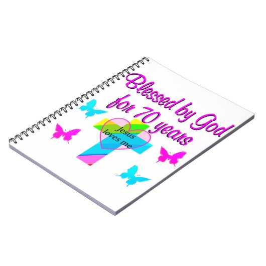 70番目の誕生日祈りの言葉 ノートブック