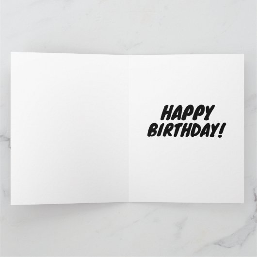 70番目の誕生日70グリーティおもしろいングカード サンキューカード (内部)