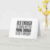 **70番目の誕生日**友人/家族向けのユーモア カード (黄色い花)