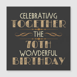 70祝歳の誕生日