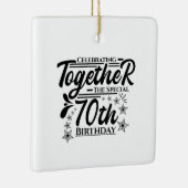 70祝歳の誕生日 セラミックオーナメント (右)