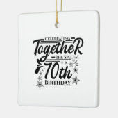 70祝歳の誕生日 セラミックオーナメント (左)