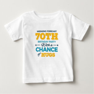 70祝歳の誕生日 ベビーTシャツ