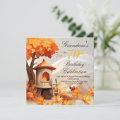 70秋誕生日招待状 招待状 (スタンド正面)