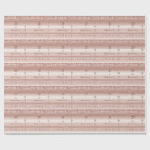 70素晴らしいバラ金ゴールドグリッター誕生日パーティー ラッピングペーパー (フラット)