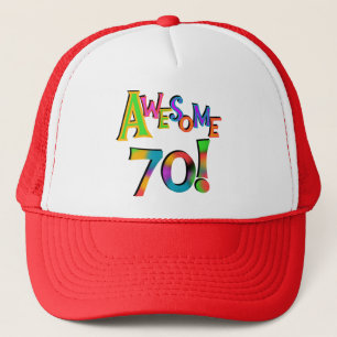 70素晴らし誕生日Tシャツとギフト キャップ