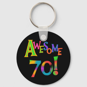 70素晴らし誕生日Tシャツとギフト キーホルダー