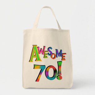 70素晴らし誕生日Tシャツとギフト トートバッグ