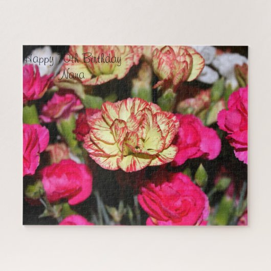 70誕生日おばあちゃん。 ジグソーパズル (横)