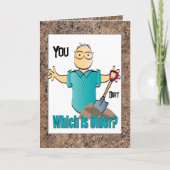 70誕生日おもしろいことわざ男性マンガ老齢 カード (正面)