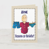 70誕生日おもしろいスナキー男漫画の老齢時代 カード (正面)