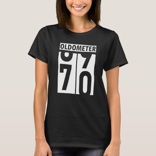 70誕生日おもしろいヴィンテージティー70歳オルド Tシャツ (正面)