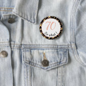 70誕生日おもしろい70だからやる気を起こさせる 缶バッジ (インサイチュ)