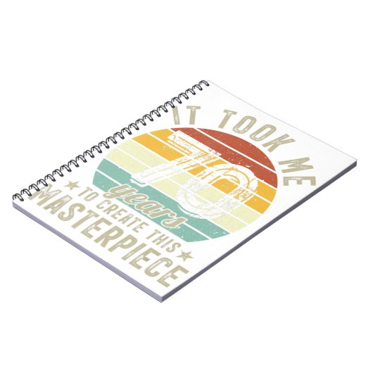 70誕生日このMを作るのに70年かかった ノートブック (左側)