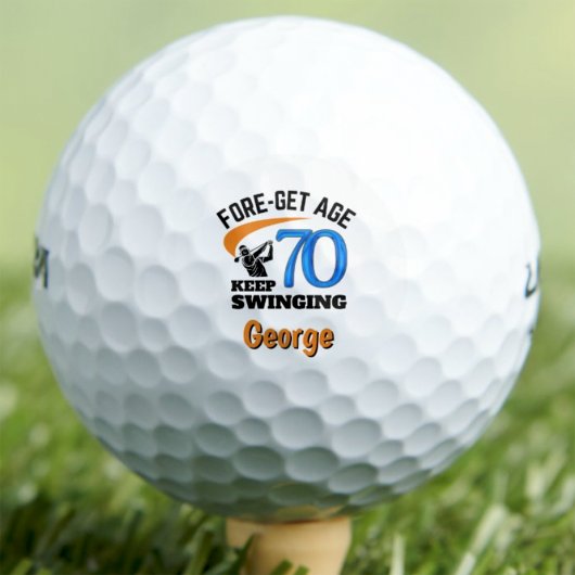 70誕生日の祖父 – 70年スポーティギフト ゴルフボール