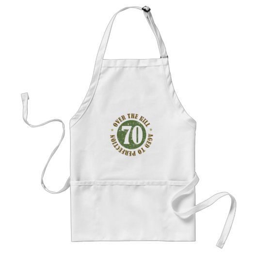 70誕生日オーバーザヒル スタンダードエプロン (正面)