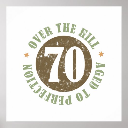 70誕生日オーバーザヒル ポスター (正面)