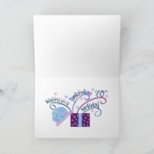 70誕生日カスタマイズ可能カード カード (内部)