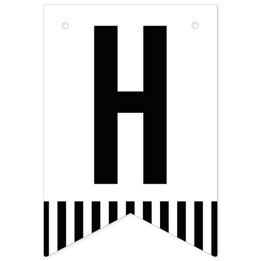 70誕生日カスタムフォト白黒 バンティングフラッグ (第2の旗)