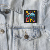 70誕生日クルーズBデイパーティースクエア 缶バッジ (インサイチュ)