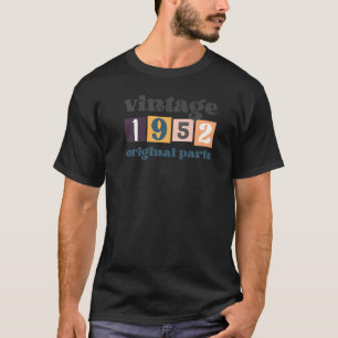 70誕生日クールグラフィックTees 1952ヴィンテージOrigi Tシャツ