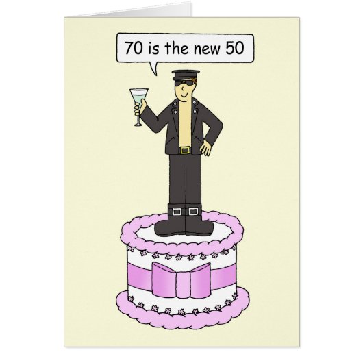 70誕生日ゲイ漫画ユーモア彼のために (正面)