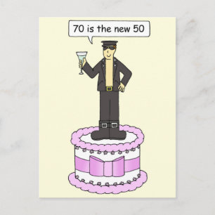 70誕生日ゲイ漫画ユーモアHIm ポストカード