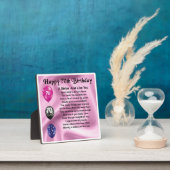 70誕生日シスターポエムプラーク フォトプラーク (インサイチュ)