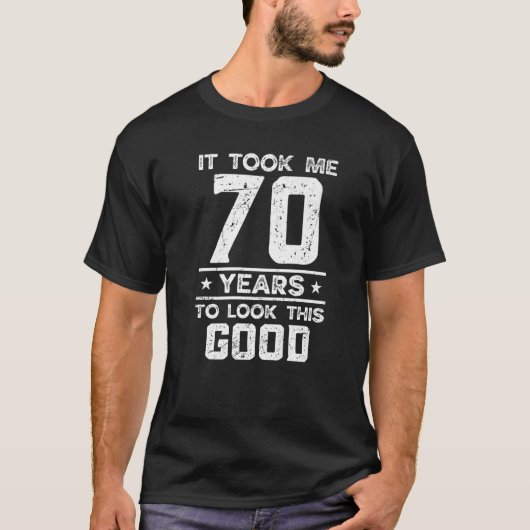 70誕生日ジョーク70 B日パーティー Tシャツ (正面)