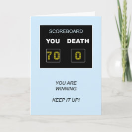 70誕生日スコアボード カード