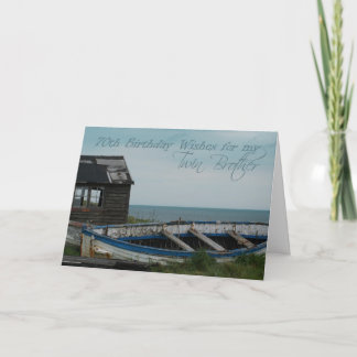 70誕生日ツインブラザー カード