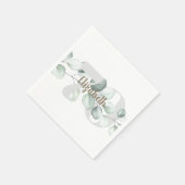 70誕生日ナプキパーソナライズされたンス スタンダードカクテルナプキン (角)