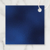 70誕生日ネイビーブルーバルーンケーキありがとう フェイバータグ (裏面)