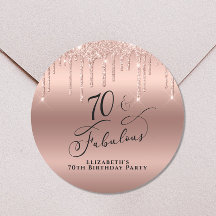 70誕生日バラ金ゴールドグリッター