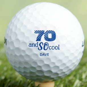 70誕生日パパギフト – 青クール70年 ゴルフボール