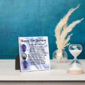 70誕生日パパ詩プラーク フォトプラーク (インサイチュ)