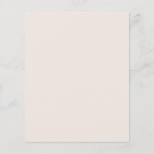 70誕生日パンパスグラスフローラパーティの招待状 (裏面)