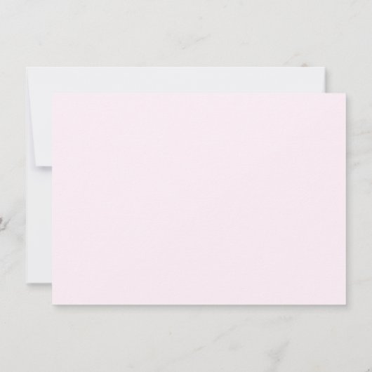 70誕生日ピンクローズ渦巻形のハート (裏面)