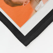 70誕生日ファミリー写真テンプレート大 フリースブランケット (角)