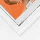 70誕生日ファミリー写真テンプレート大 フリースブランケット (角)