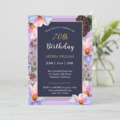 70誕生日フェスティバル春花 招待状 (スタンド正面)