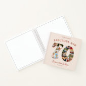 70誕生日フォトコラージマイルストーンゲストブック ノートブック (内部)