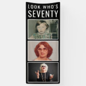 70誕生日フォトバナー 横断幕 (縦)