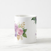 70誕生日フローラブーケアクセント コーヒーマグカップ (中央)