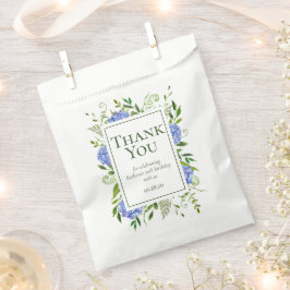 70誕生日ブルーアジサイありがとう フェイバーバッグ