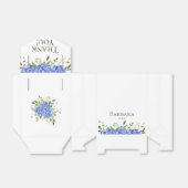 70誕生日ブルーアジサイありがとう フェイバーボックス (折り畳みなし)