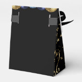 70誕生日ブルー金ゴールドグリッターバルーン フェイバーボックス (裏面サイド)